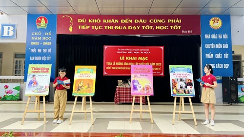 Trường tiểu học Ái Mộ A phát động tuần lễ “Hưởng ứng học tập suốt đời” năm 2022