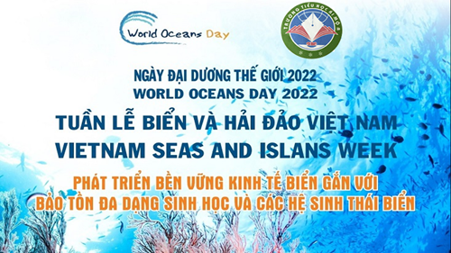 Trường Tiểu học Ái Mộ A hưởng ứng tuần lễ Biển và hải đảo Việt Nam và ngày Đại dương thế giới năm 2022.