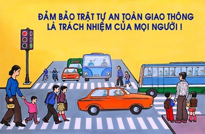 An toàn giao thông là hạnh phúc của mọi người. Các bạn nhỏ trường Tiểu học Ái Mộ A hãy thực hiện tốt luật ATGT nhé!