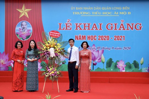 Trường Tiểu học Ái Mộ B tổ chức Lễ khai giảng năm học 2020 - 2021