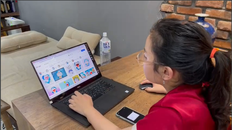 Hoạt động dạy học môn Tin học tại Trường Tiểu học Ái Mộ B thông qua hình thức trực tuyến