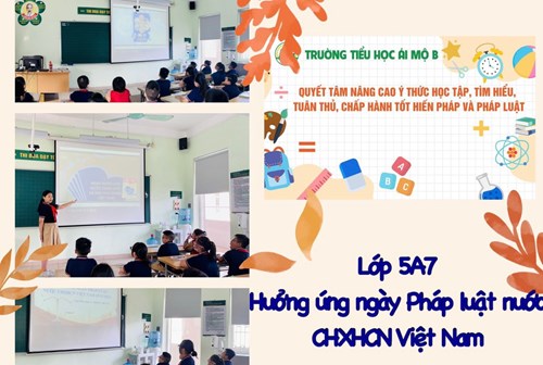 Hưởng ứng Ngày pháp luật nước CHXHCN Việt Nam năm 2022