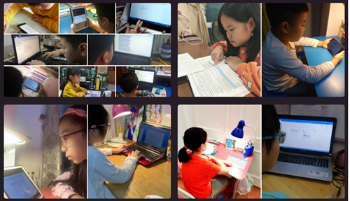 Linh hoạt các hình thức tổ chức dạy và học từ xa môn Tin học  tại Trường Tiểu học Ái Mộ B