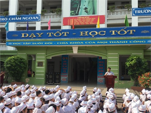 Trường Tiểu học Ái Mộ B tổ chức tuyên truyền về phòng chống xâm hại tình dục trẻ em
