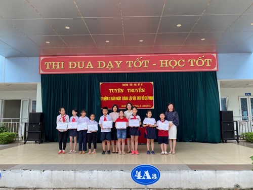 Trường Tiểu học Bồ Đề Kỷ niệm 81 năm thành lập Đội TNTP  Hồ Chí Minh (15/5/1941-15/5/2022)