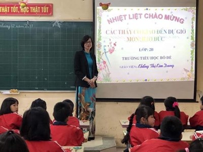 Cô giáo Kim Dung – người giáo viên trẻ năng động, sáng tạo
