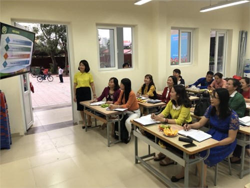Trường tiểu học bồ đề tổ chức tập huấn về dịch vụ công trực tuyến
