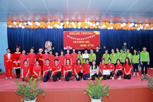 Trường THCS Ái Mộ tổ chức thành công Festival tiếng Anh với chủ đề: “GIÁNG SINH AN LÀNH”