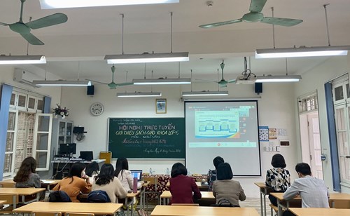 Hội thảo trực tuyến giới thiệu Sách giáo khoa lớp 6 của Chương trình giáo dục phổ thông 2018