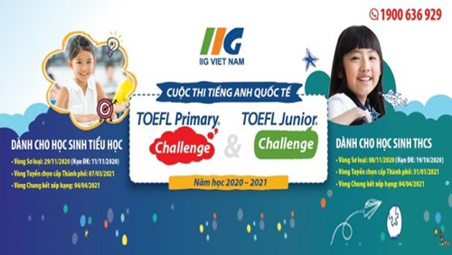 Phát động Cuộc thi TOEFL Junior Challenge năm học 2020-2021 - Trường THCS Ái Mộ