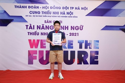 Nguyễn Quang Nhật học sinh lớp 6C - Cậu học trò đam mê Anh ngữ