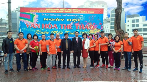 Tham dự ngày hội văn hóa thể thao Xuân Mậu Tuất 2018 phường Ngọc Lâm