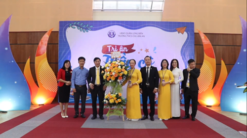 Trường THCS Chu Văn An tổ chức lễ kỉ niệm 39 năm ngày Nhà giáo Việt Nam 20/11