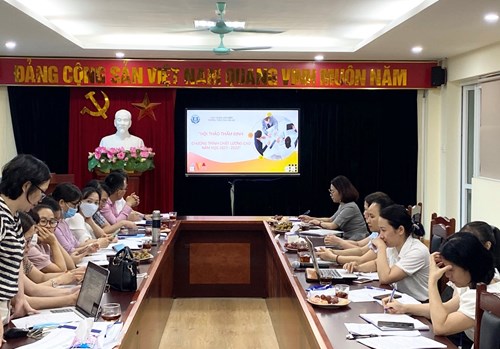 Hội thảo thẩm định chương trình bổ sung nâng cao tại trường THCS Chu Văn An năm học 2021-2022