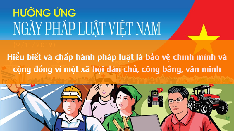 Hưởng ứng ngày pháp luật nước Cộng Hòa Xã Hội Chủ Nghĩa Việt Nam