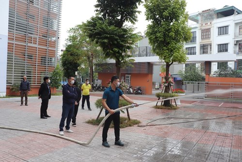Trường THCS Chu Văn An nâng cao công tác phòng cháy chữa cháy