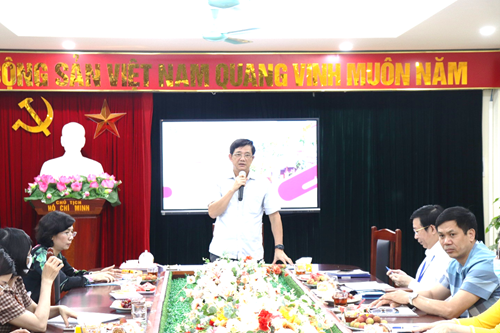 Trường THCS Chu Văn An đón đoàn đánh giá ngoài của Sở Giáo dục và Đào tạo Hà Nội