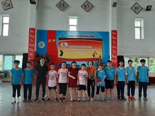 Lễ khai mạc giải bóng rổ học sinh Trường THCS Đô Thị Việt Hưng năm 2020 