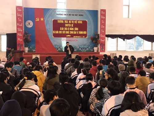 Chương trinh  Giáo dục kỹ năng sống  tại trường THCS Đô Thị Việt Hưng