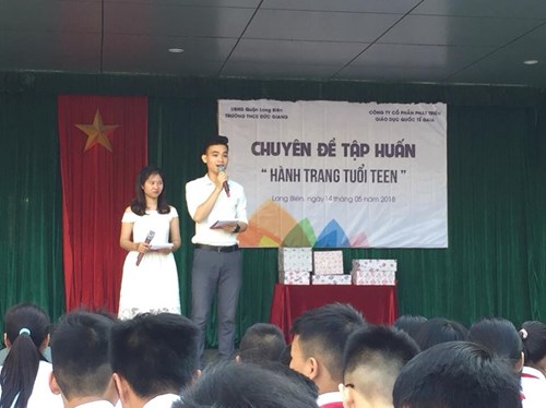Tổ chức chuyên đề giáo dục kĩ năng sống “Hành trang tuổi teen cho học sinh THCS Đức Giang