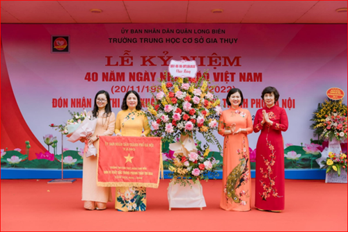 Lễ Kỷ niệm 40  năm Ngày Nhà giáo Việt Nam (20/11/1982-20/11/2022) và Đón nhận Cờ thi đua xuất sắc của UBND Thành phố Hà Nội