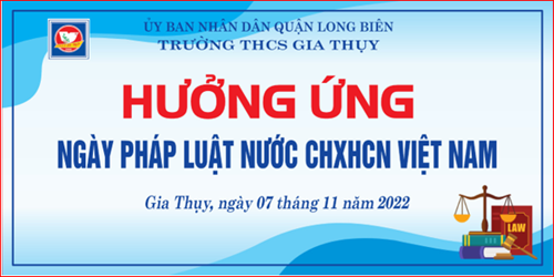 Chương trình Sinh hoạt dưới cờ lớp 8A1 -  Hưởng ứng Ngày pháp luật Việt Nam (09/11)