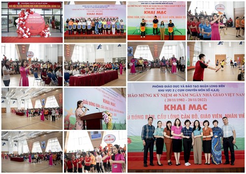 Trường THCS Lê Quý Đôn tham gia hội thi Bóng Bàn, cầu lông ngành giáo dục quận Long Biên