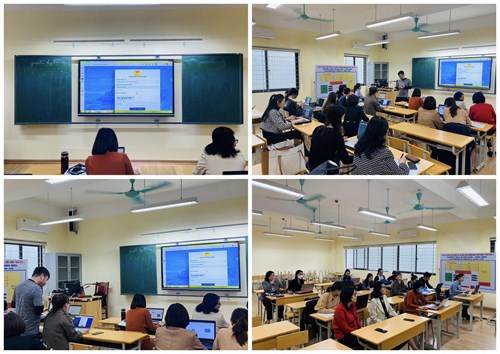 Trường THCS Lê Quý Đôn tập huấn công nghệ thông tin cho giáo viên, nhân viên trong trường