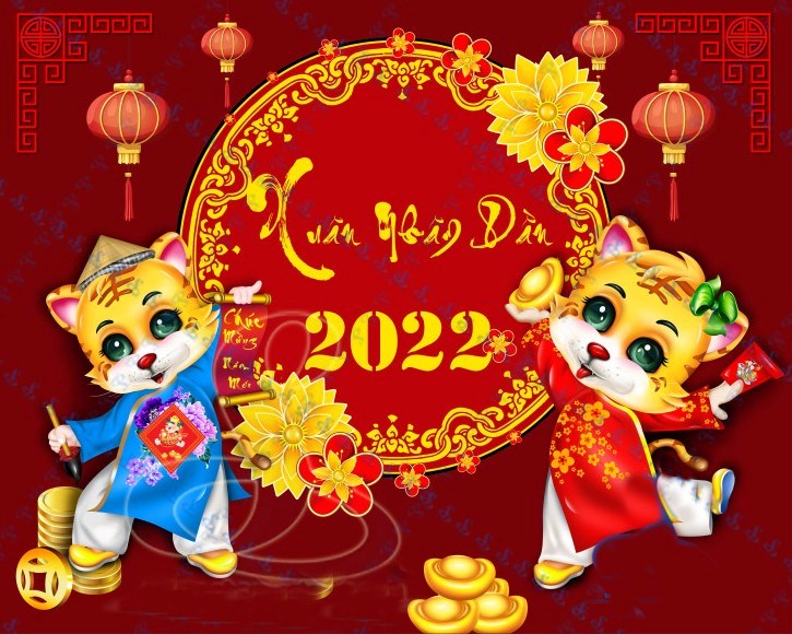 Chúc mừng năm mới Nhâm Dần 2022