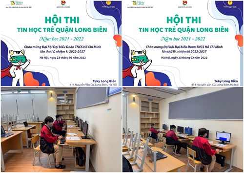 Trường THCS Lê Quý Đôn tham gia hội thi Tin học trẻ quận Long Biên