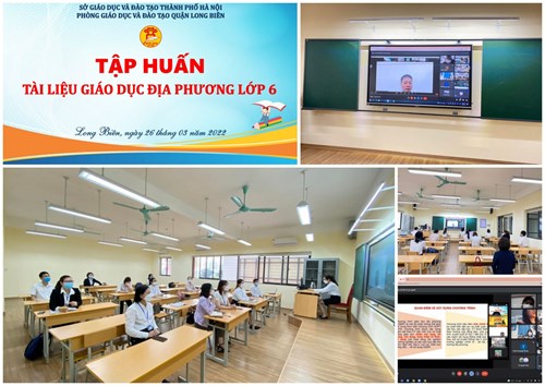Trường THCS Lê Quý Đôn tham gia tập huấn tài liệu giáo dục địa phương lớp 6 