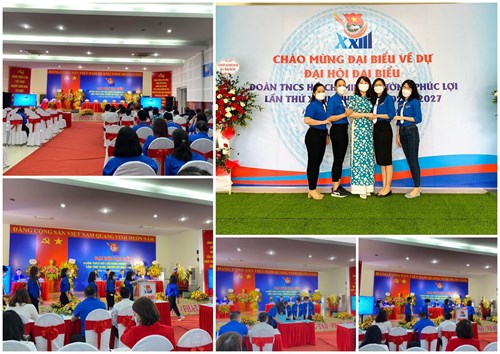 Trường THCS Lê Quý Đôn tham dự Đại hội Đại biểu Đoàn TNCS Hồ Chí Minh phường Phúc Lợi