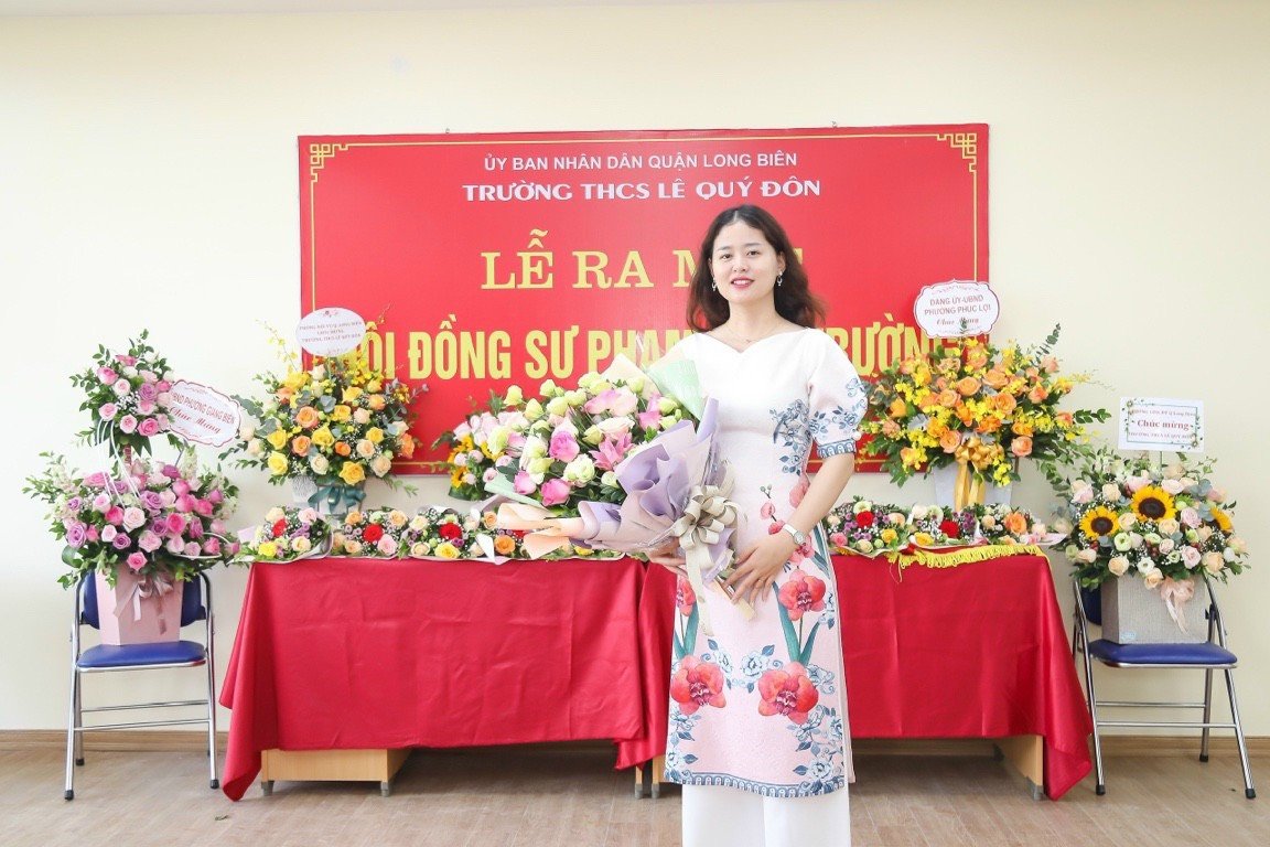 Cô giáo Hoàng Thu Trang- Tấm gương giáo viên tiêu biểu tháng 4/2022