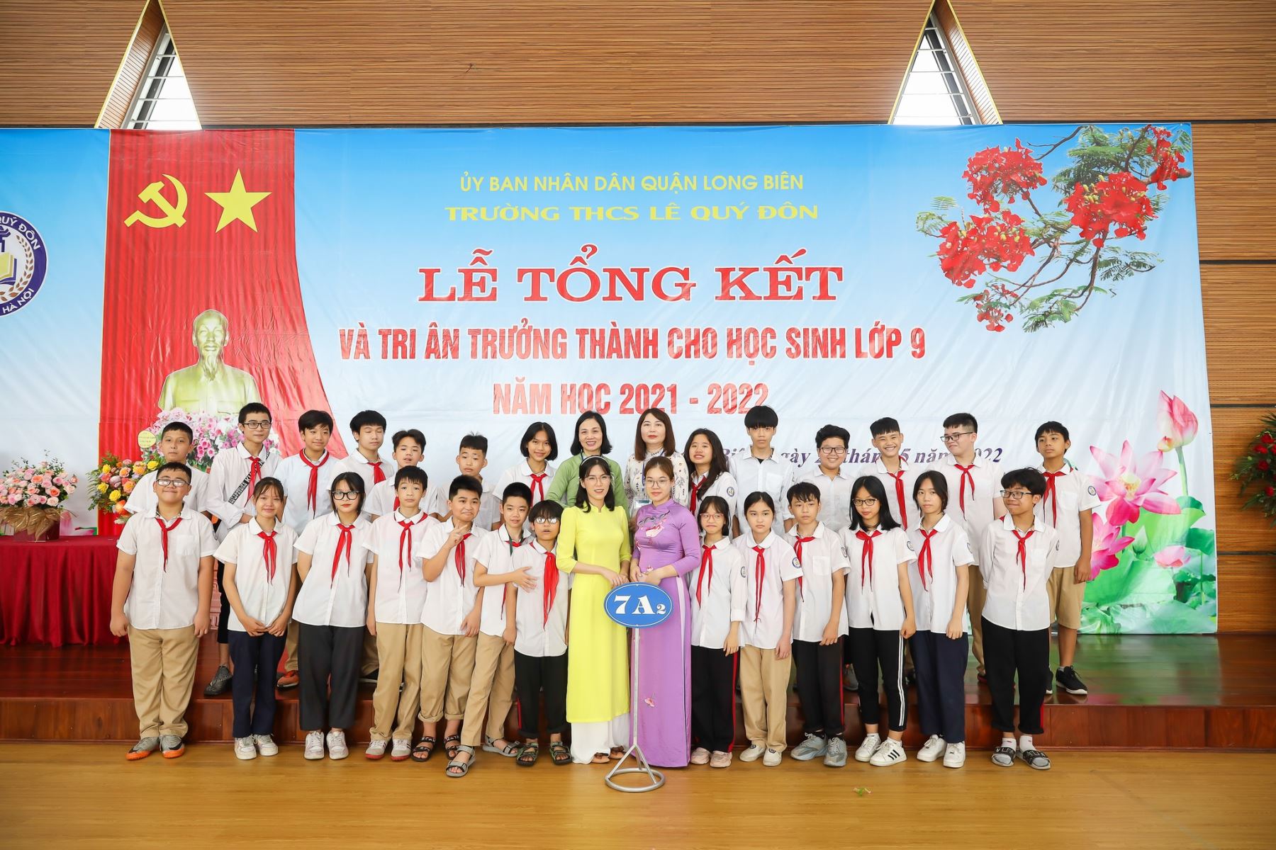 Lễ tổng kết năm học 2021-2022 và Tri ân, trưởng thành cho học sinh lớp 9 trường THCS Lê Quý Đôn