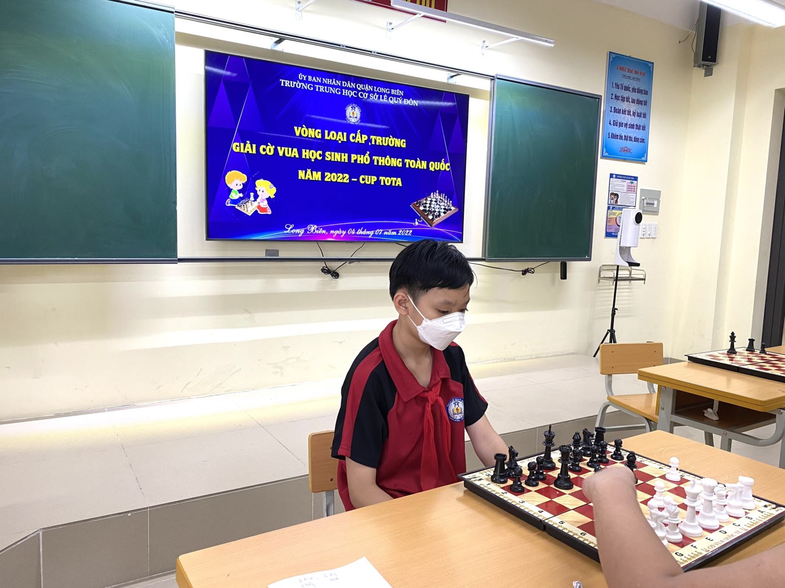 Giải cờ vua học sinh phổ thông năm 2022