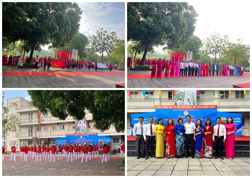 Trường THCS Lê Quý Đôn tham dự Đại hội thể dục thể thao phường Phúc Lợi