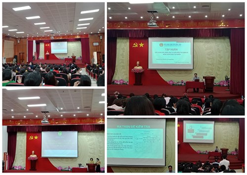 Trường THCS Lê Quý Đôn tham gia tập huấn xây dựng ma trận, đặc tả đề kiểm tra định kỳ môn Khoa học tự nhiên