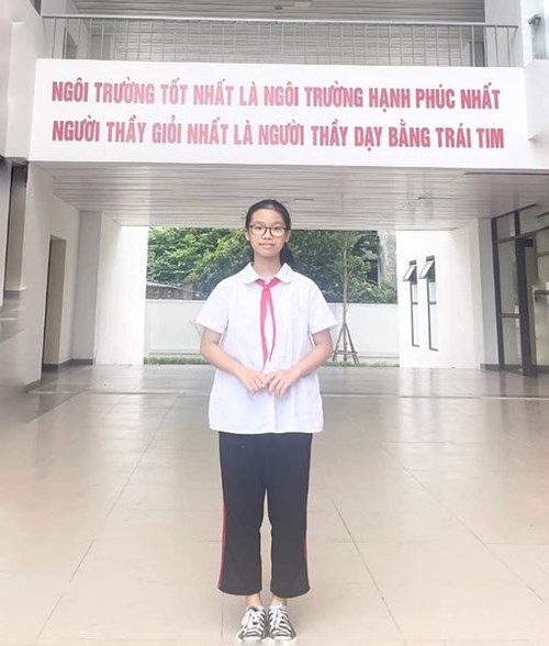 Học sinh Nguyễn Thùy Dương- tấm gương tiêu biểu Chi đội 9A1