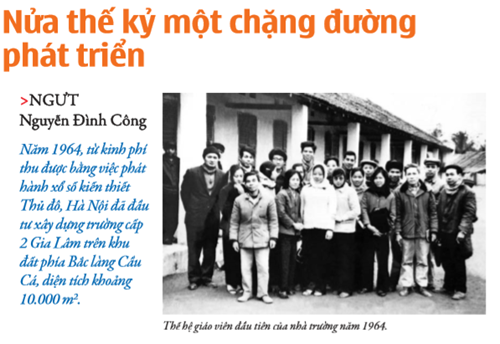 Nửa thế kỷ một chặng đường phát triển - NGƯT Nguyễn Đình Công