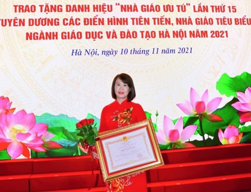 Nhà giáo ưu tú Ngô Hồng Giang - Người gieo mầm, lan tỏa những ước mơ.