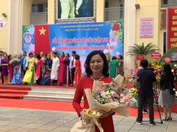 Cô giáo Nguyễn Thị Thu Hằng – gương người tốt, việc tốt tại trường THCS Ngọc Lâm