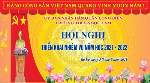 Hội nghị triển khai NVNH - CB,GV,NV trường THCS Ngọc Lâm sẵn sàng tự tin chào đón năm học 2021 - 2022