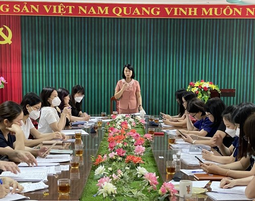 Trường THCS Ngọc Lâm tổ chức xét tốt nghiệp THCS cho học sinh khối 9.