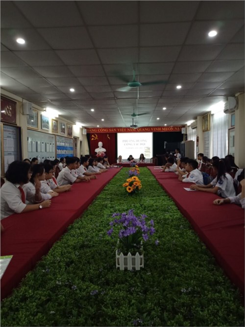 Đại hội liên đội trường THCS Ngọc Lâm nhiệm kì 2018-2019