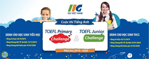 Cuộc thi TOEFL Primary/ TOEFL Junior Challenge năm học 2020-2021