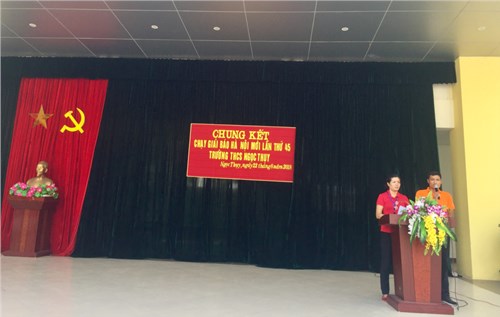 Giải chạy báo Hà Nội mới lần thứ 45 trường THCS Ngọc Thụy