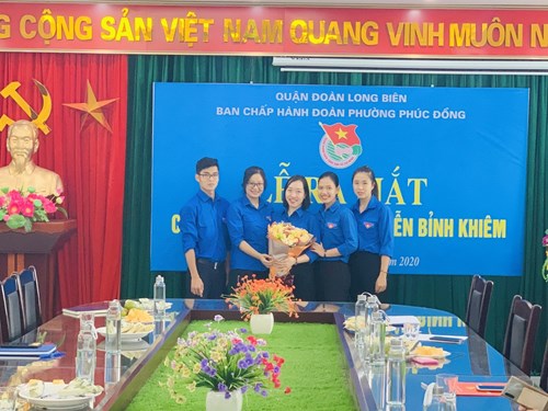 Lễ công bố quyết định thành lập và ra mắt Ban chấp hành Chi đoàn lâm thời Trường THCS Nguyễn Bỉnh Khiêm