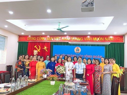 Đại hội thành lập Công đoàn cơ sở THCS Nguyễn Bỉnh Khiêm