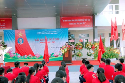 Trường THCS Nguyễn Bỉnh Khiêm khai giảng năm học mới 2020 – 2021
