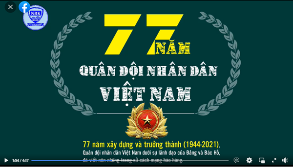 Theo dòng lịch sử số thứ 2: chào mừng ngày thành lập quân đội nhân dân việt nam (22/12/1944 - 22/12/2021)